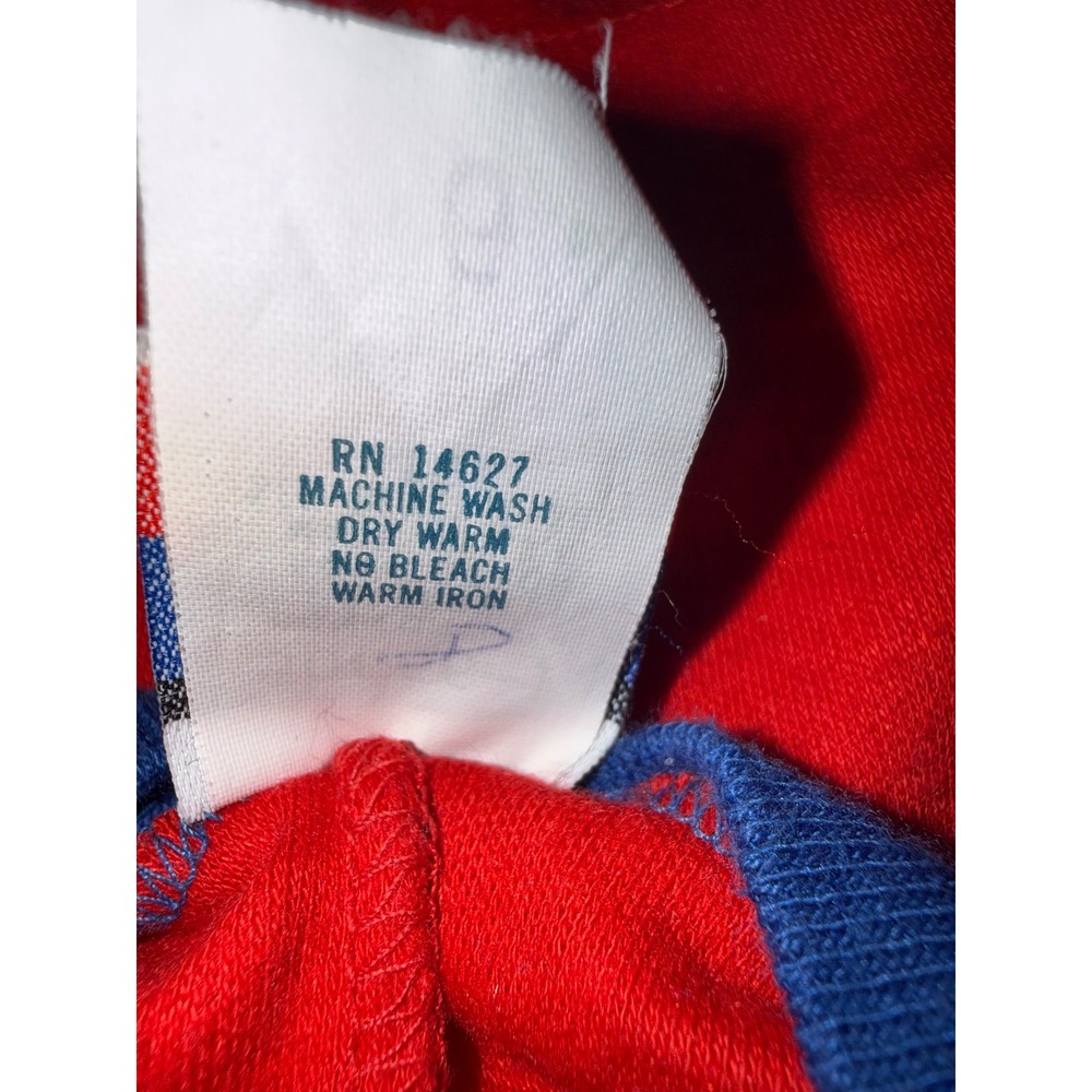 Vintage Stone Apparel Baby Football Romper Red Blue USA Made 6 Months - Picture 6 of 6